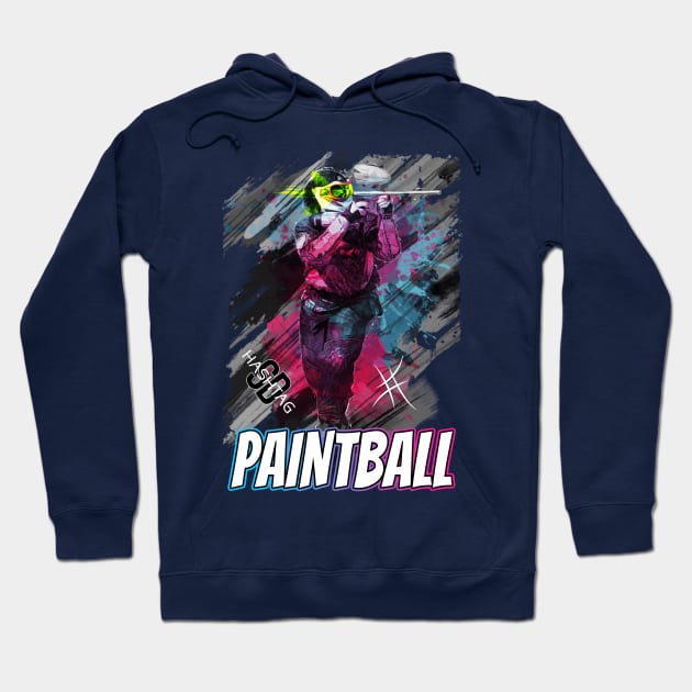 Paintball ArtStyle Female Hoodie by HashtagbySD